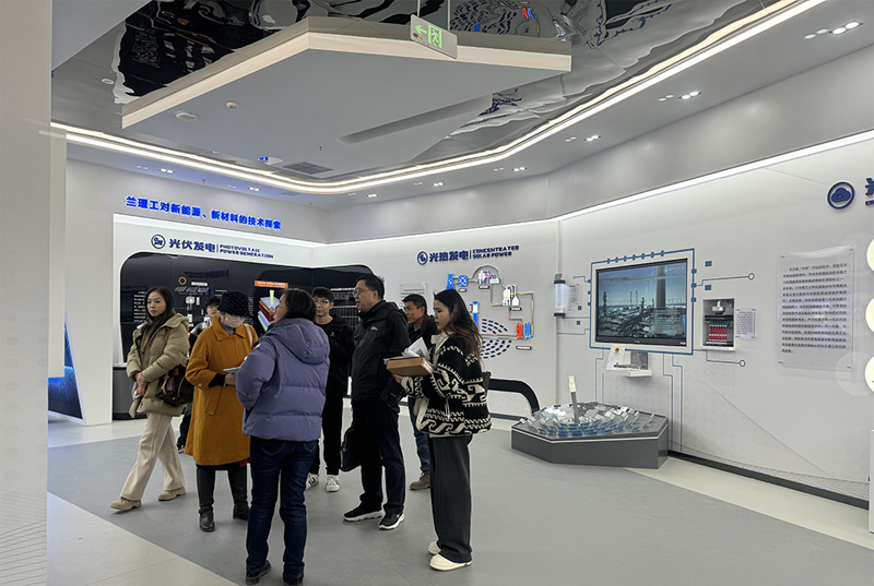2025年12月12日，我公司设计施工的兰州理工大学高新技术成果展厅交付使用
